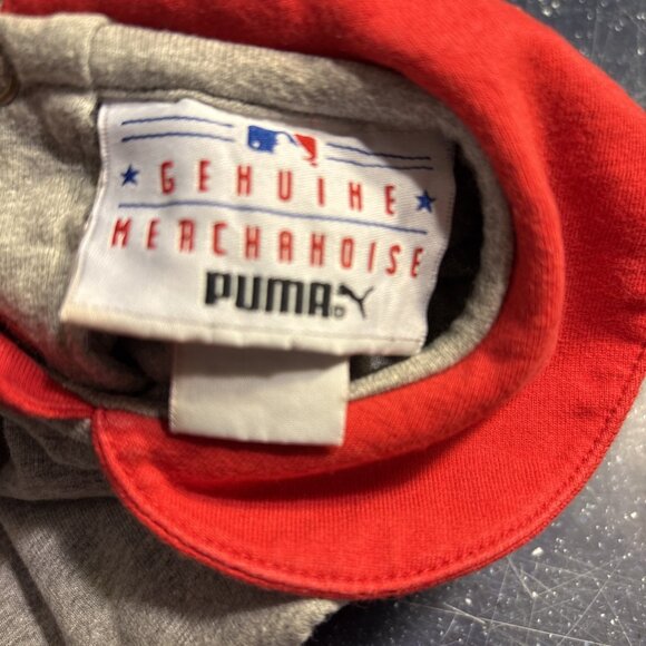 Cincinnati Reds Shirt 24 Months Girls Ruffle Embroidered Collar Gray Black Sleev - Picture 7 of 10